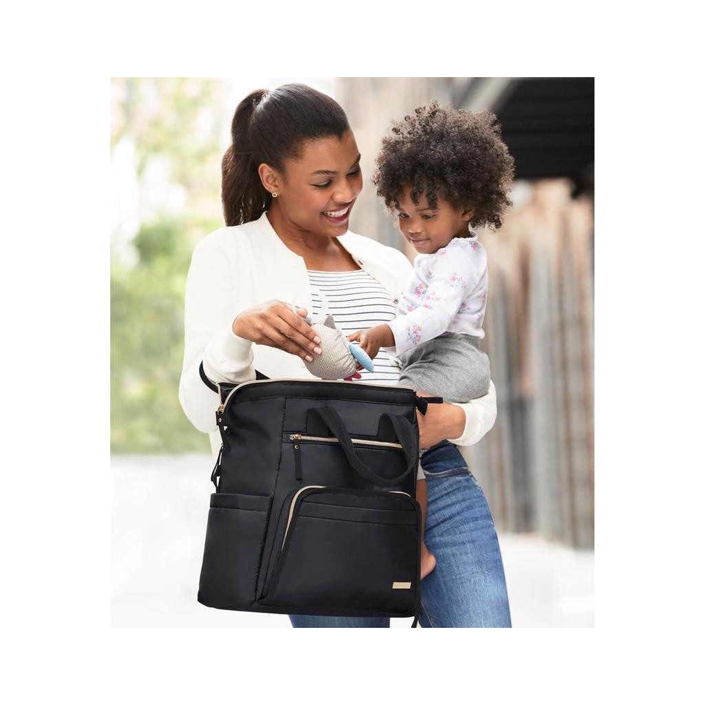 SKIP HOP Táska pelenkázó/hátizsák Mainframe Black