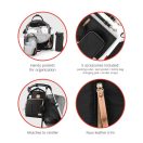 SKIP HOP Pelenkázó táska/hátizsák 6 az 1-ben Suite Set Fekete