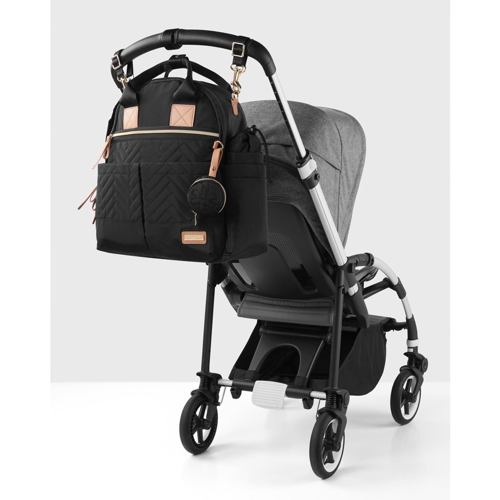 SKIP HOP Pelenkázó táska/hátizsák 6 az 1-ben Suite Set Fekete