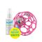 OBALL Játék Oball RATTLE 10 cm dark pink 0hó + AQUAINT 50 ml