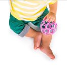 OBALL Játék Oball RATTLE 10 cm dark pink 0hó + AQUAINT 50 ml