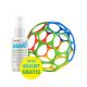 OBALL Játék Oball RATTLE 10 cm blue 0hó +AQUAINT  50 ml
