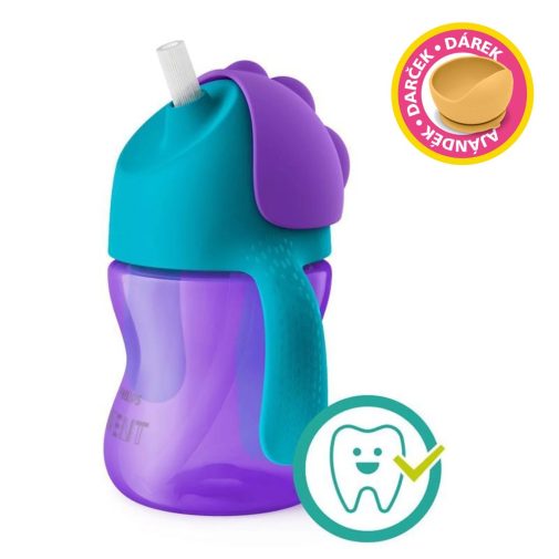 Philips AVENT SCF796/02 Itatópohár rugalmas szívószállal 200ml lányos+akció