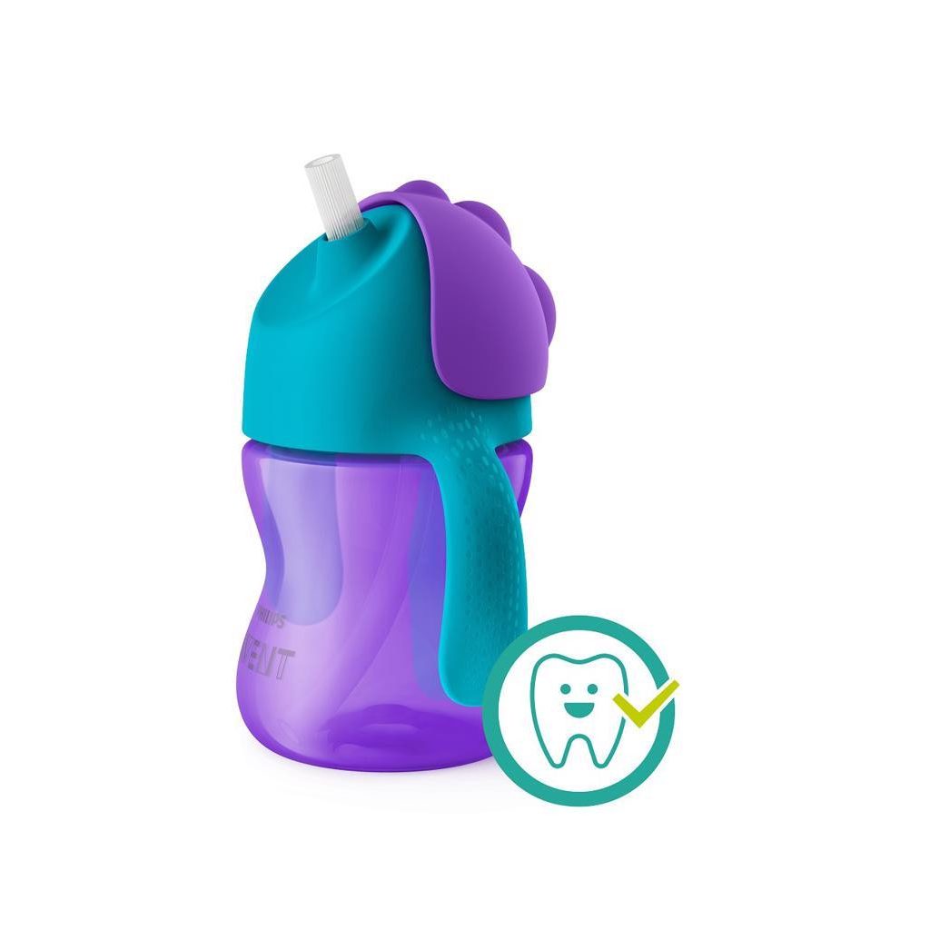 Philips AVENT SCF796/02 Itatópohár rugalmas szívószállal 200ml lányos+akció