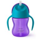Philips AVENT SCF796/02 Itatópohár rugalmas szívószállal 200ml lányos+akció