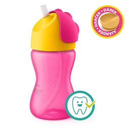   Philips AVENT SCF798/02 Itatópohár rugalmas szívószállal 300ml lányos+akció