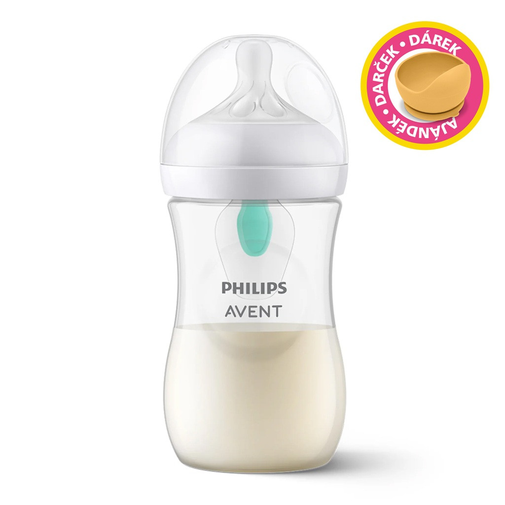 Philips AVENT Natural Response cumisüveg AirFree szeleppel 260 ml, 1m+ +akció