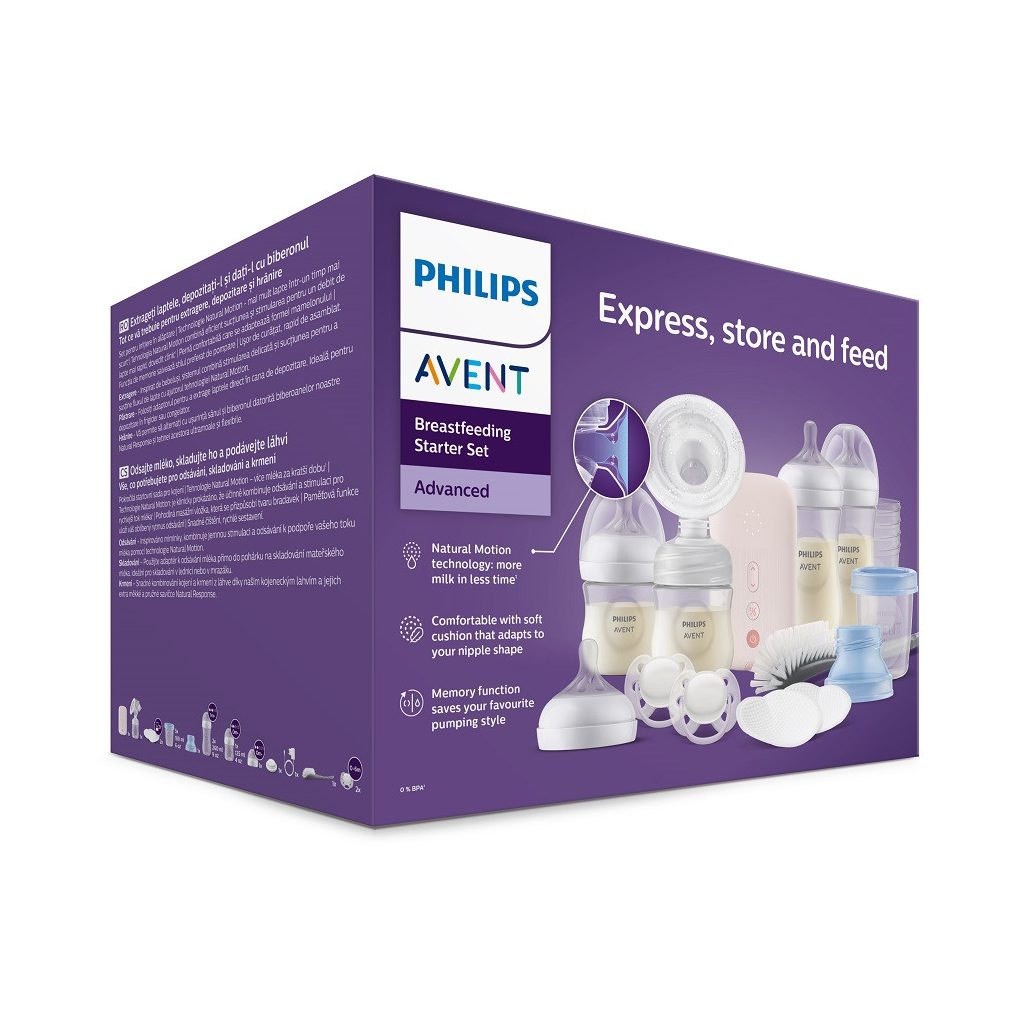 Philips AVENT Elektromos mellszívó készlet SCD340/31+Ajándék