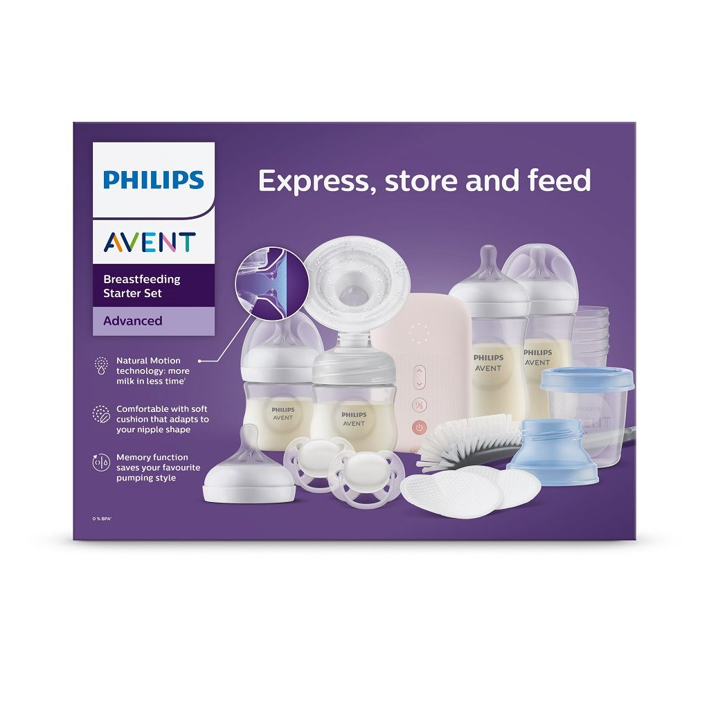 Philips AVENT Elektromos mellszívó készlet SCD340/31+Ajándék