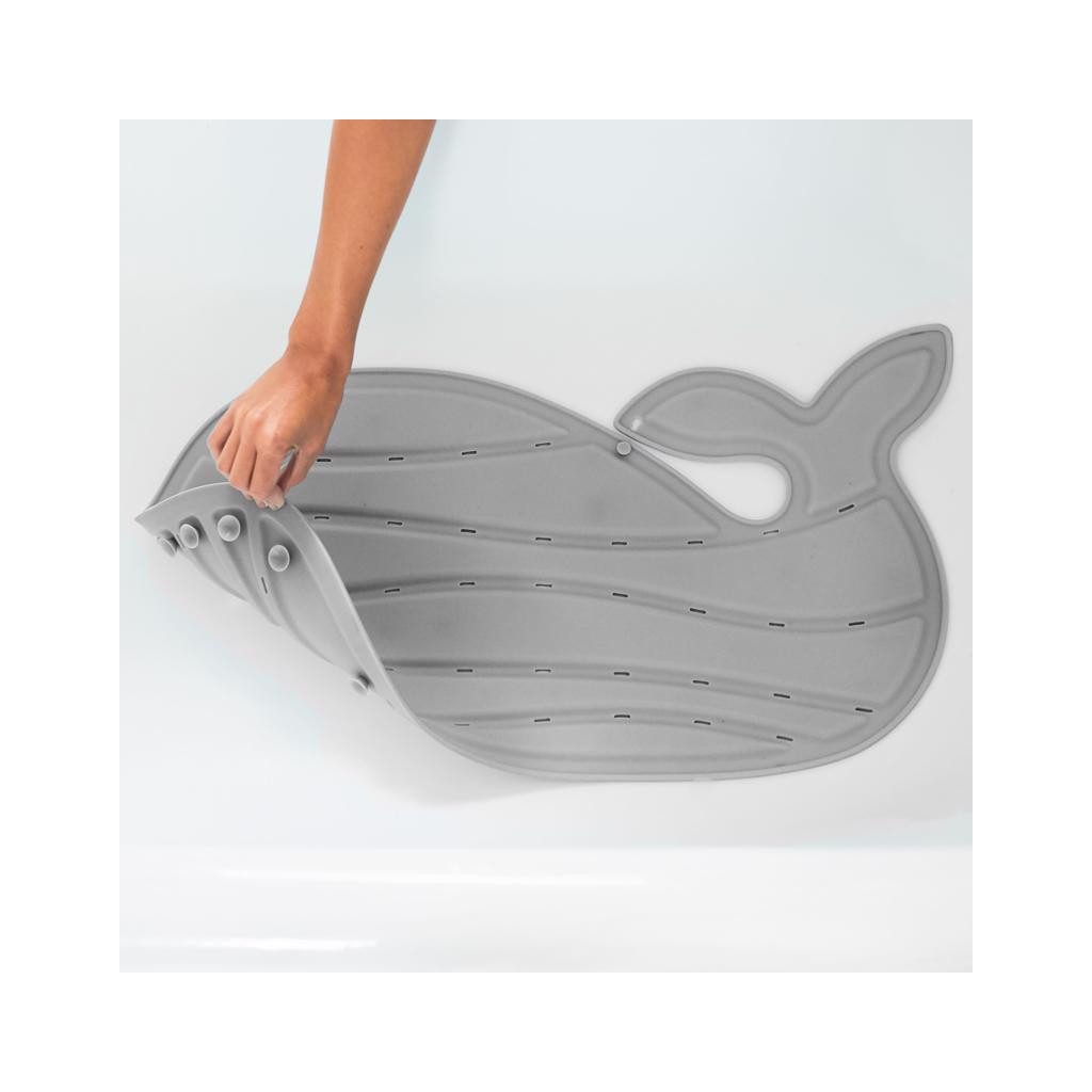 SKIP HOP Moby csúszásgátló fürdőszőnyeg, szürke