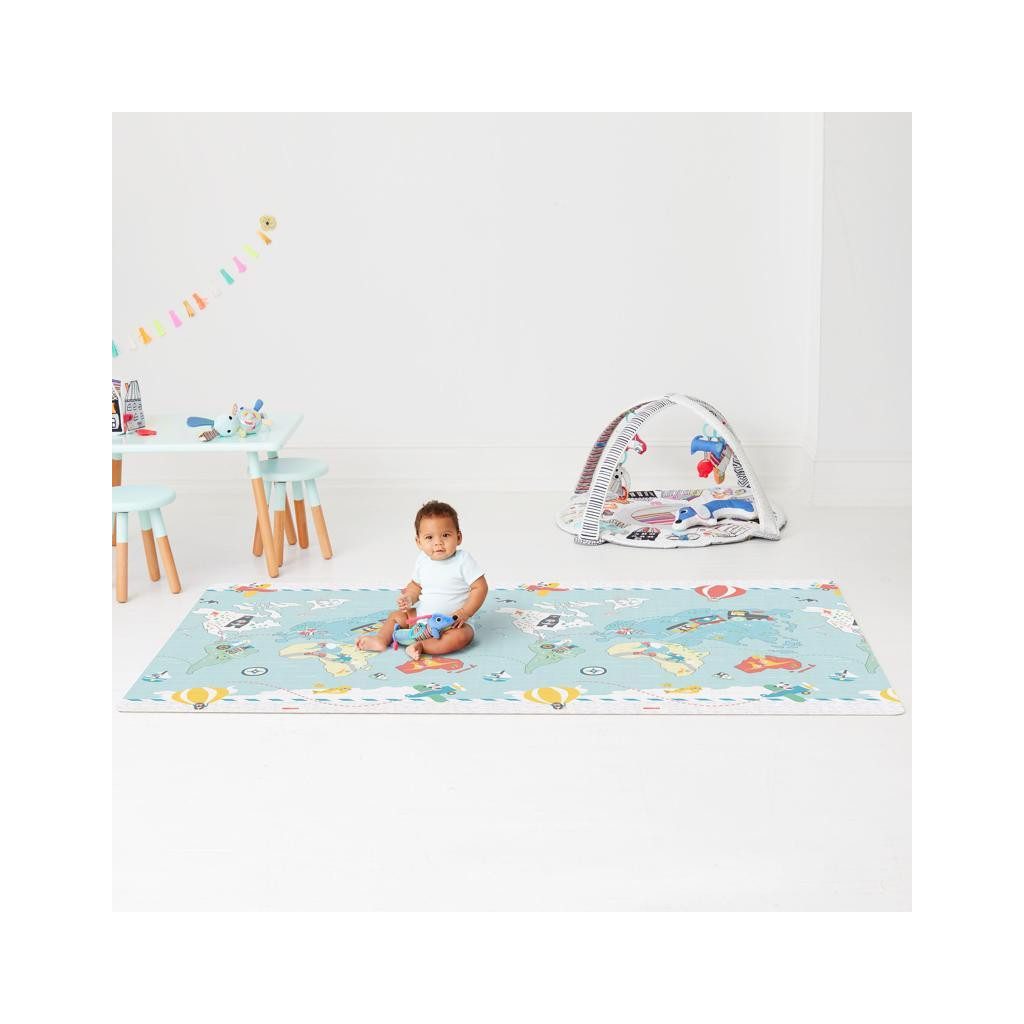 SKIP HOP PVC és BPA mentes játszószőnyeg 218x132cm Kicsi utazó 0m+