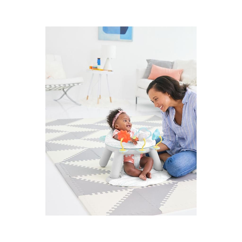 SKIP HOP Puzzle penové šedo-béžové 72 ks, 10m+