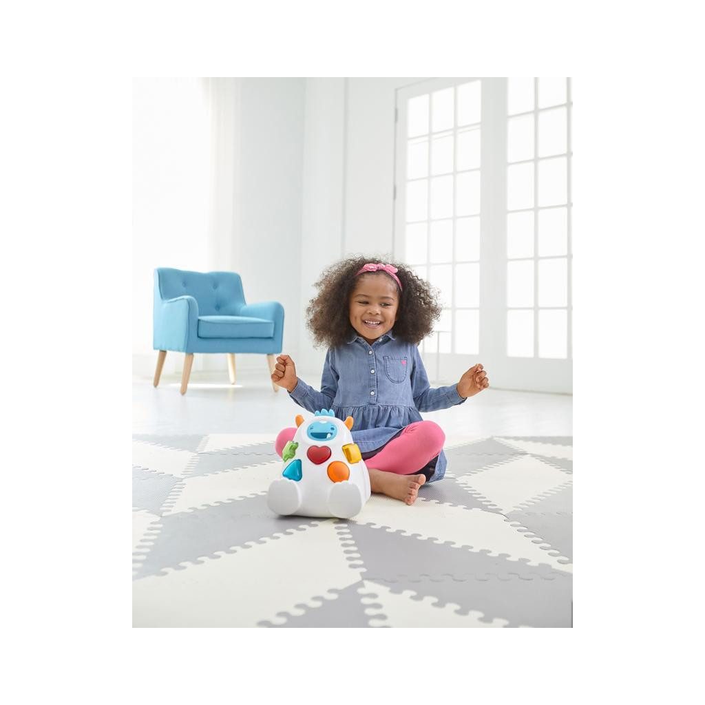 SKIP HOP Puzzle penové šedo-béžové 72 ks, 10m+