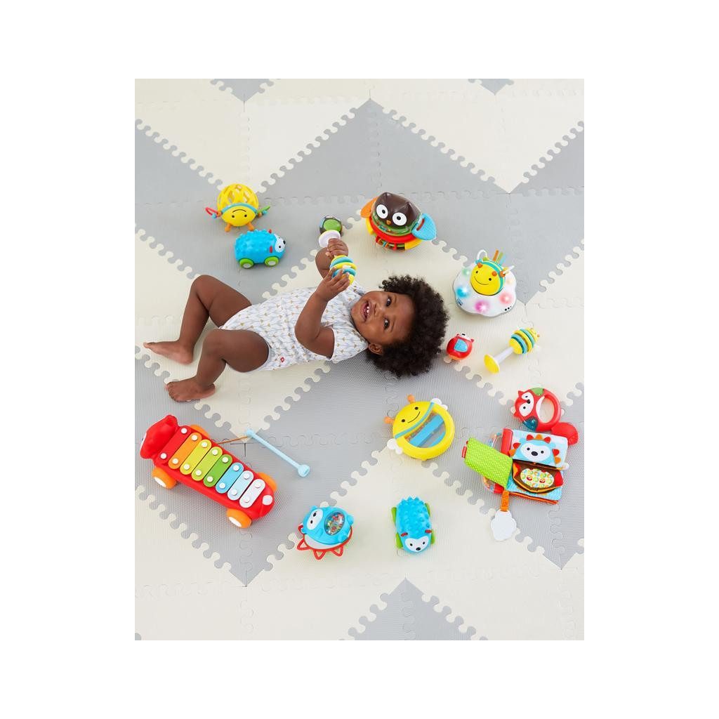 SKIP HOP Puzzle penové šedo-béžové 72 ks, 10m+