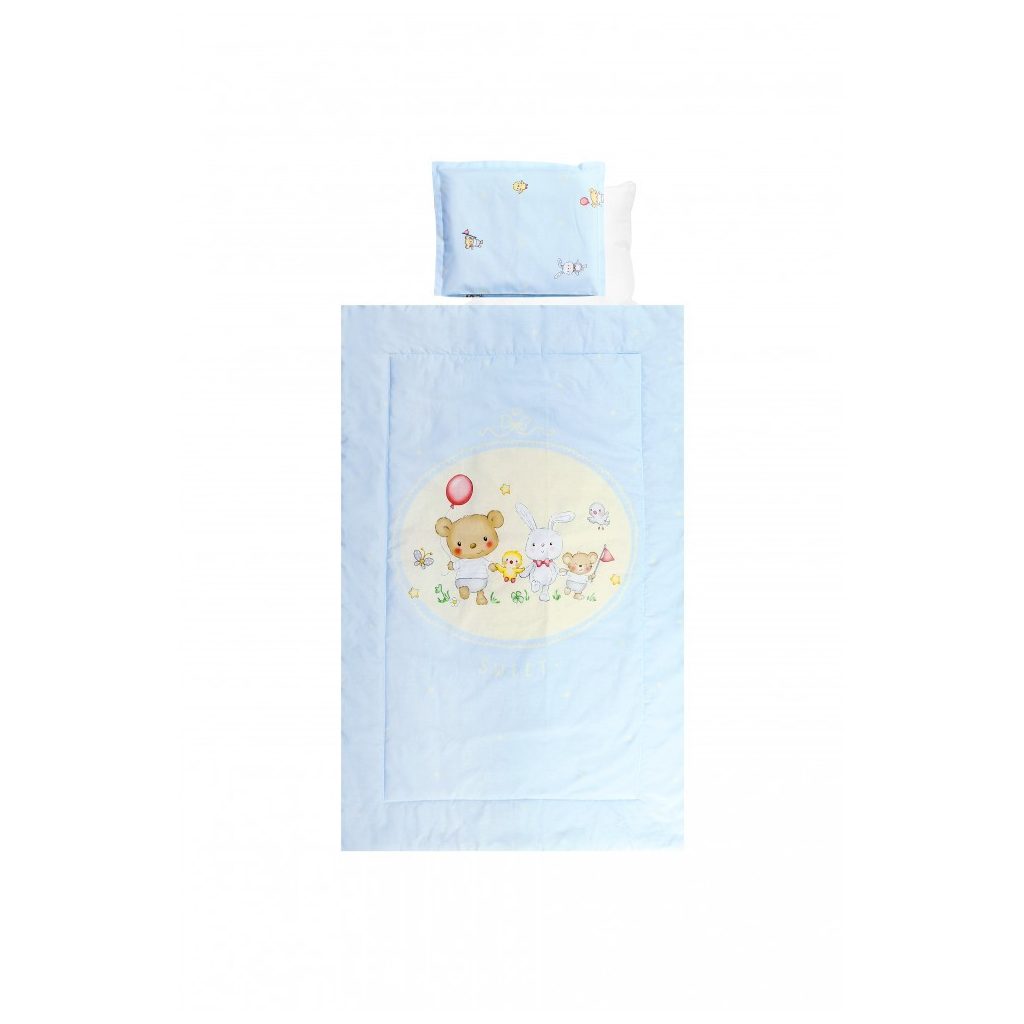 Lorelli 3 részes ágynemű garnitúra - Bear Party Blue