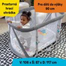 BABY EINSTEIN Kiságy járókával és zongorával 3in1 Kick & Snooze™ 0hó+