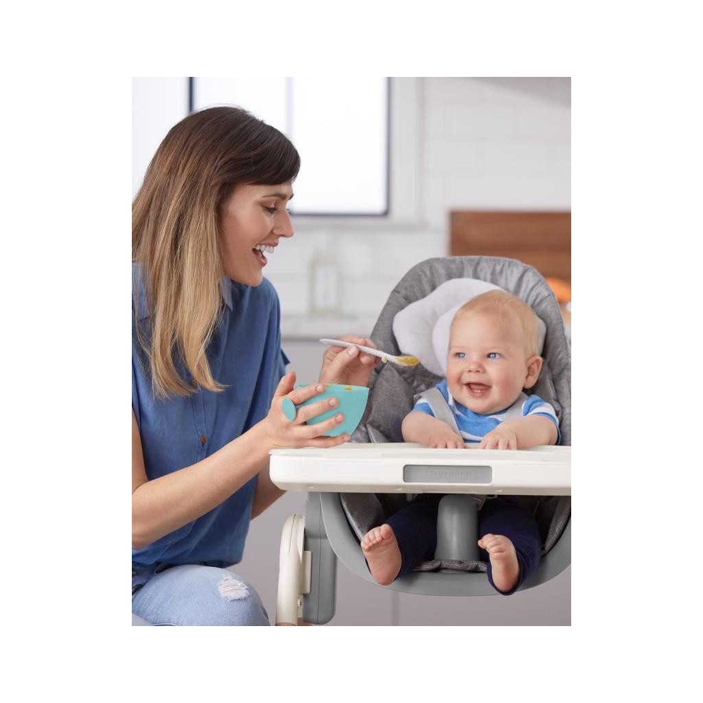 SKIP HOP Tányérok fedővel és Easy Grab fogantyúval Grey,Teal 2 x 240 ml, 3m+