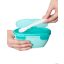 SKIP HOP Tálka kanállal védőtokban Easy Serve Teal 240 ml, 3m+