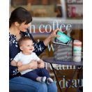 SKIP HOP Tálka kanállal védőtokban Easy Serve Teal 240 ml, 3m+