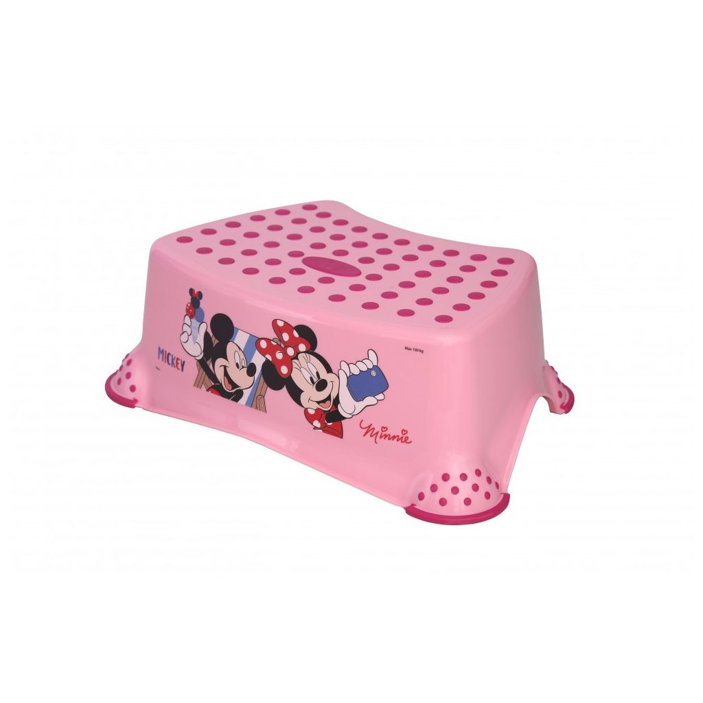 Lorelli Disney mintás fellépő - Minnie egér / rózsaszín