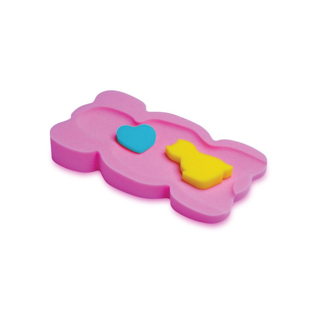 Baby Care Uni szivacs babatartó - Pink