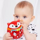 SKIP HOP Csörgő a motoros készségek fejlesztésére, kerek, kézbe fogható Róka 3m+