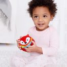 SKIP HOP Csörgő a motoros készségek fejlesztésére, kerek, kézbe fogható Róka 3m+