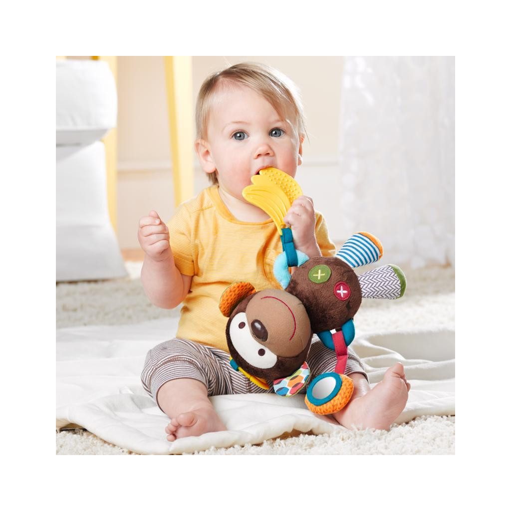 SKIP HOP Aktív játék C gyűrűn Bandana Buddies Majom 0m+