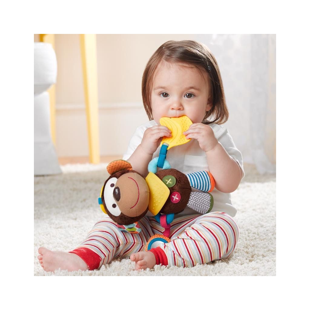 SKIP HOP Aktív játék C gyűrűn Bandana Buddies Majom 0m+