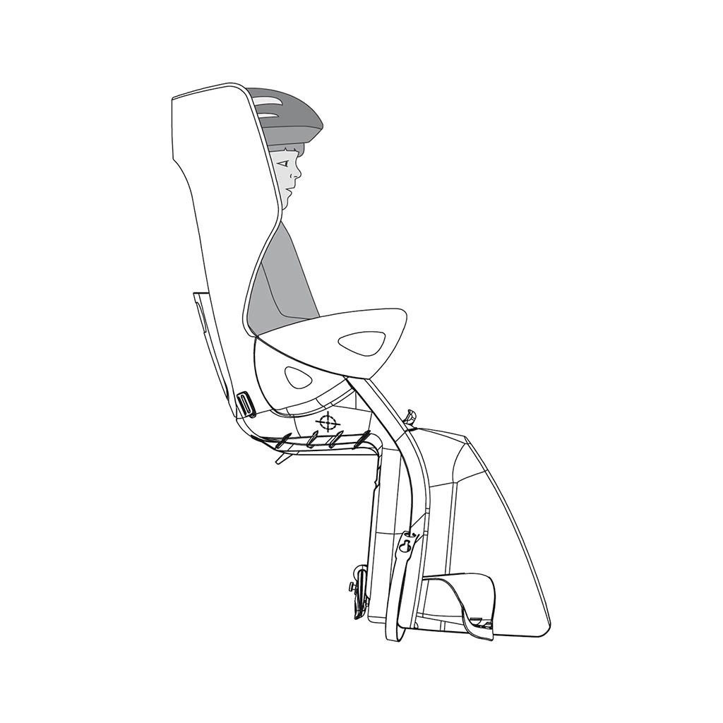 Bellelli Summer Standard B-Fix bicikliülés 22kg-ig - Orange