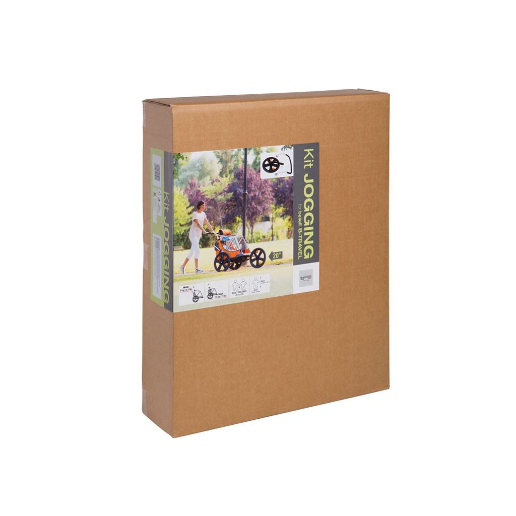 Bellelli Jogging Kit első kerék és tolókar szett biciklis utánfutóhoz