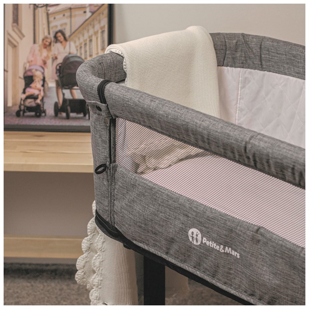 PETITE&MARS Vízhatlan lepedő kiságyakhoz Soft Dream Mini 84x50 White