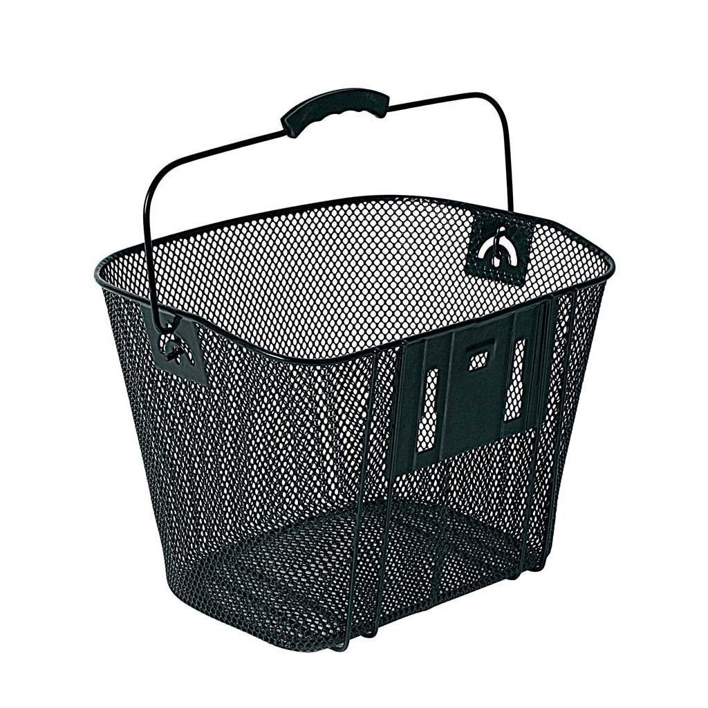 Bellelli fém bicikli kosár - fekete