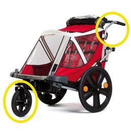   Bellelli Urban Kit első kerék és tolókar szett biciklis utánfutóhoz