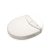 PETITE&MARS Vízhatlan lepedő ovális kiságyakhoz Soft Dream Oval 84x50 White