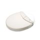 PETITE&MARS Vízhatlan lepedő ovális kiságyakhoz Soft Dream Oval 84x50 White