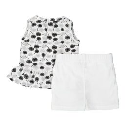   DIRKJE 2 részes A-SO BRIGHT LIFE IS AMAZING szett, 68-as méret, fehér