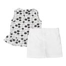 DIRKJE 2 részes A-SO BRIGHT LIFE IS AMAZING szett, 68-as méret, fehér