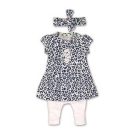 DIRKJE 2 részes szett hajpánttal C-SO SWEET KISS ME 74 White-Blue