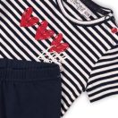 DIRKJE 2 részes C-SO SPORTY GIRL BOSS 56 Navy-White szett