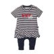 DIRKJE 2 részes C-SO SPORTY GIRL BOSS 74 Navy-White szett