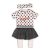 DIRKJE 2 részes szett fejpánttal C-SO Joyful WOW 68 White-Grey