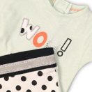 DIRKJE 2 részes C-SO Joyful WOW 62 White-Mint szett