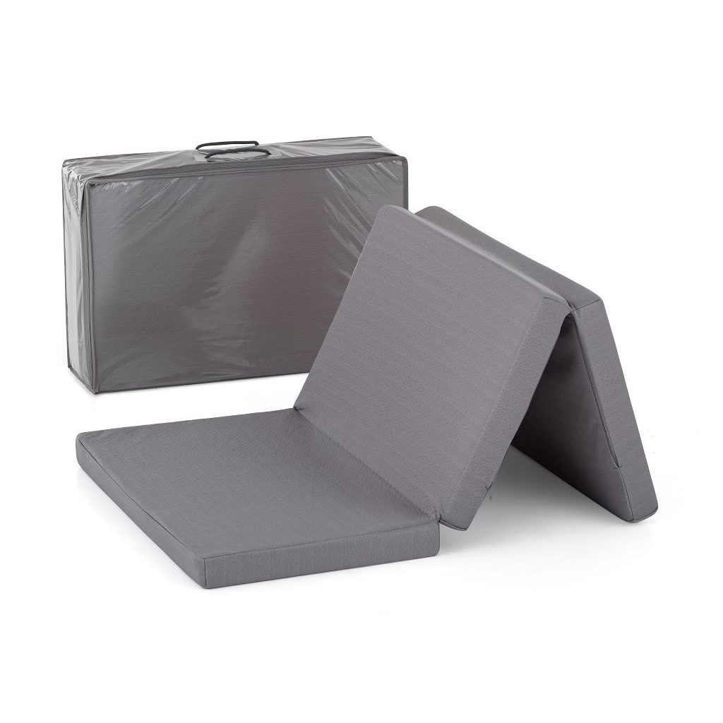 PETITE&MARS  Hordozható összehajtható matrac Foldie Grey