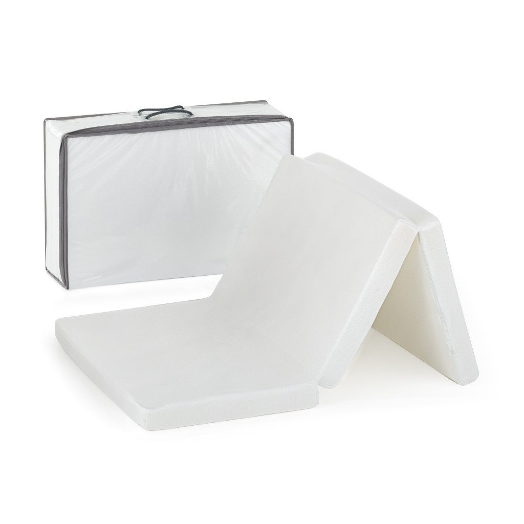 PETITE&MARS  Hordozható összehajtható matrac Foldie White