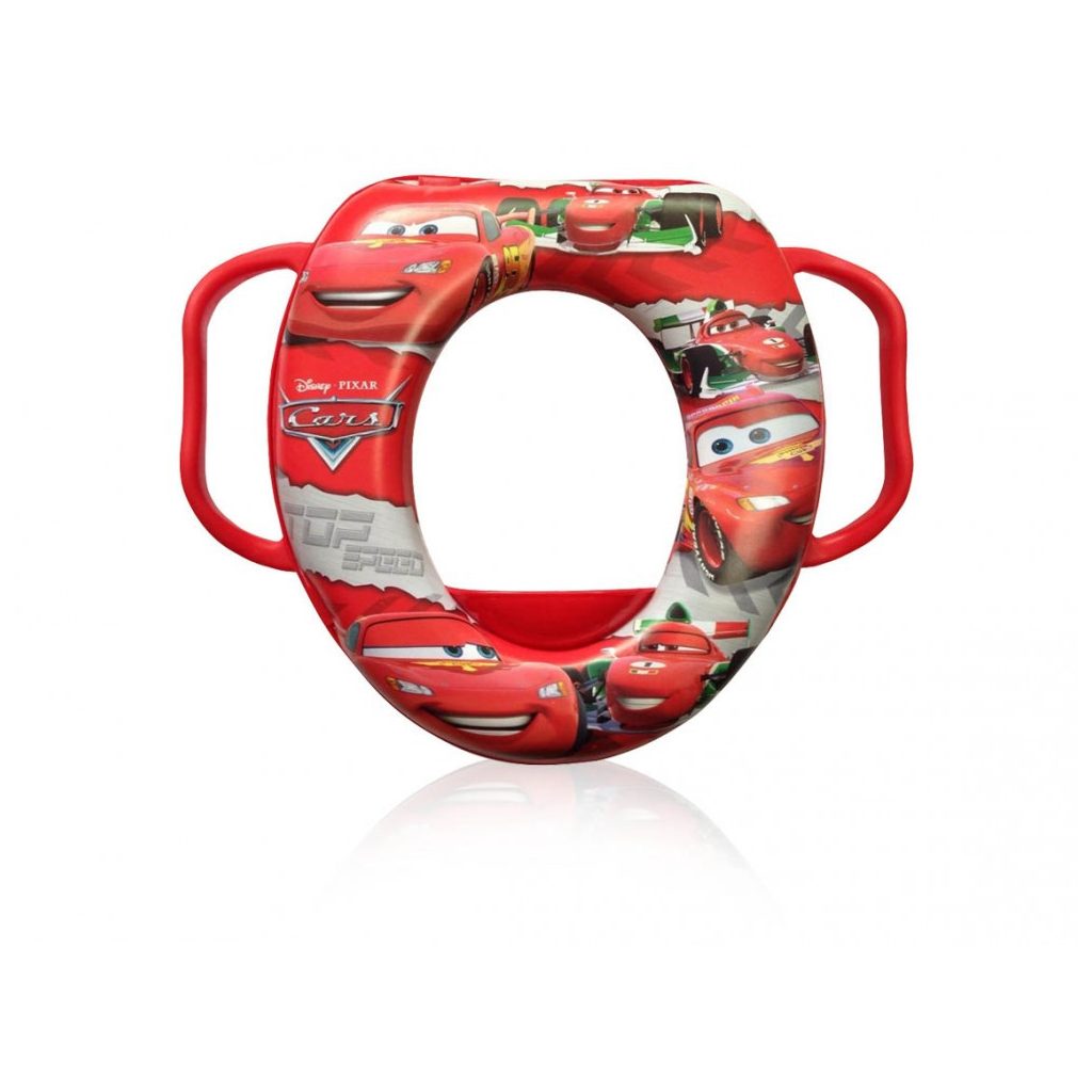 Lorelli Disney mintás párnázott WC szűkítő - Verdák / piros