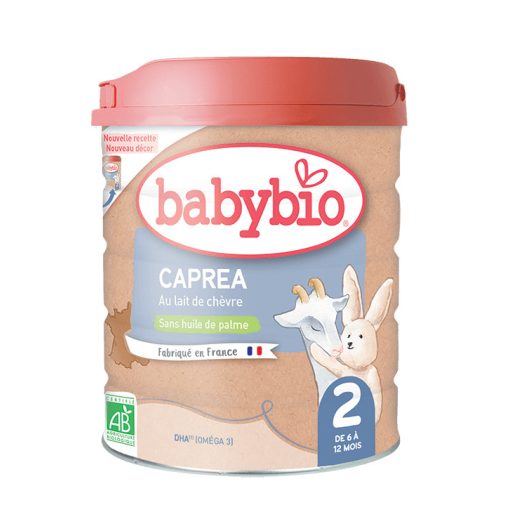 BABYBIO CAPREA 2 teljes zsírtartalmú bio kecsketej csecsemőtápszer 800 g