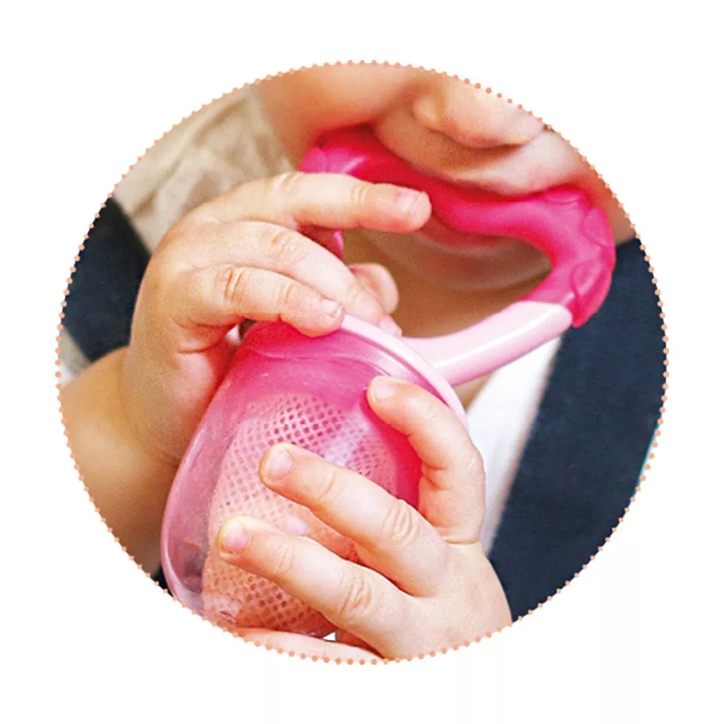 Nuvita etetőháló és rágóka - cool blue - 1417