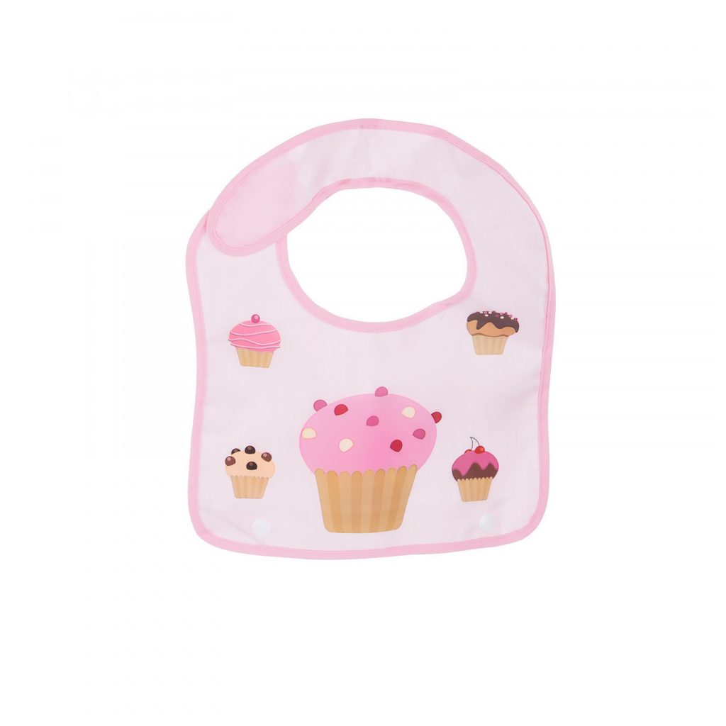 Chipolino Happy Meal előke - rózsaszín