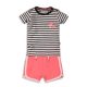 DIRKJE 2 részes C-SO Joyful LETS ROCK 68 White / Black-Pink szett